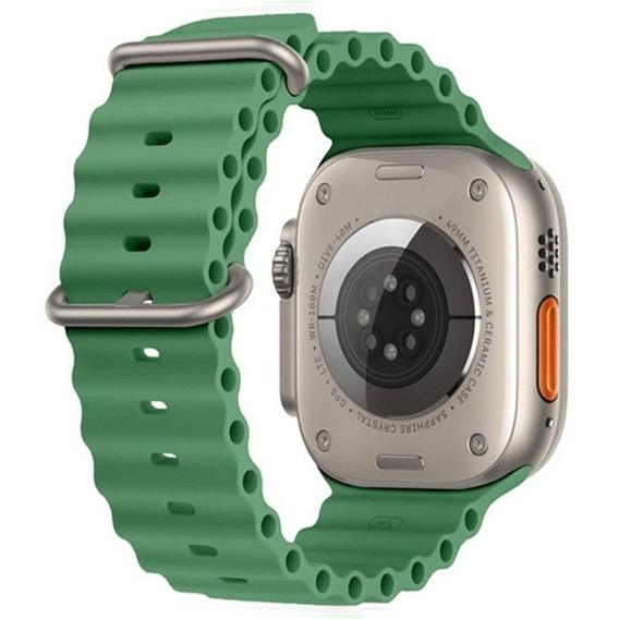 Силиконовый ремешок Apple Watch Ultra 49mm, Green