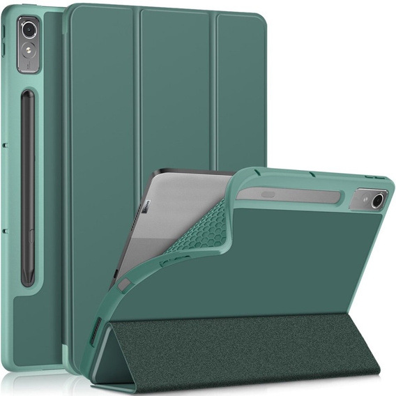 Чехол для Lenovo Tab P12, Smartcase с местом для стилуса, зелёный