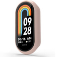 Чехол 2 в 1 + закаленное стекло для Xiaomi Smart Band 10 / 9 / 8, розовый