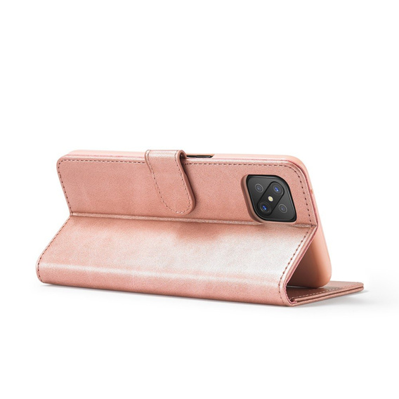 Откидной чехол для Oppo Reno 4 Z 5G, LC.IMEEKE, розовый rose gold