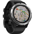 Накладка на безель для Garmin Fenix 6 / 6 Pro / 6 Sapphire,  Silver/Black