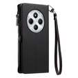 Откидной чехол для Xiaomi Redmi 14C / Xiaomi Poco C75, Wallet Zipper Pocket, чёрный