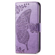 Чохол-книжка для Xiaomi 14T, Butterfly, фіолетовий