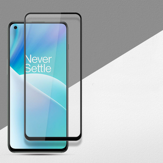 Загартоване скло Mocolo Full Glue для OnePlus Nord 2T 5G, чорна рамка