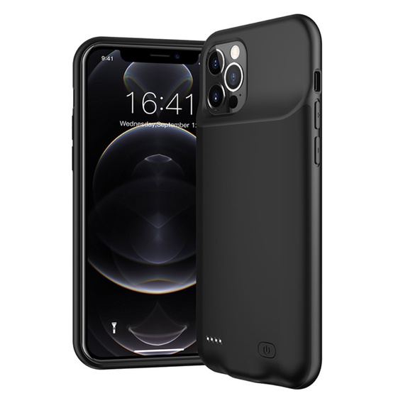 Чехол с батареей 7000mAh до iPhone 12 Pro Max, Black