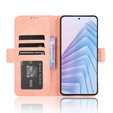 Откидной чехол для Xiaomi Redmi Note 14 4G, Card Slot, розовый