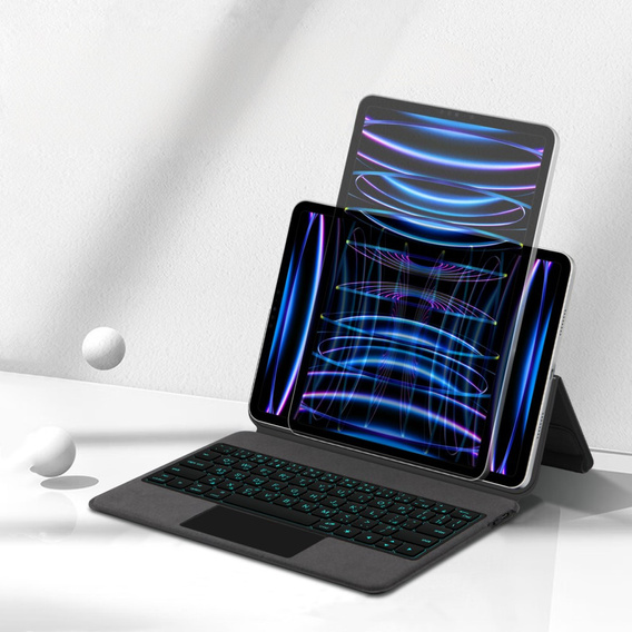 Чехол-клавиатура для iPad Pro 11" 2024, Magnetic Keyboard Touchpad, чёрный