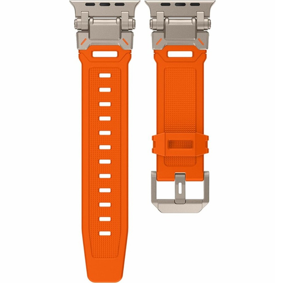 Ремешок ERBORD ProTech для Apple Watch 1/2/3/4/5/6/7/8/9/SE/Ultra/Ultra 2 42/44/45/49MM, оранжевая