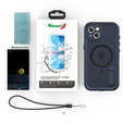 Водонепроницаемый чехол для iPhone 13, Redpepper, для MagSafe, чёрный