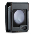 CASEME флип-кейс для Samsung Galaxy Z Flip5 5G, Litchi Wallet, чёрный