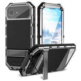 Бронированный чехол для iPhone 16E, R-JUST, серебряный