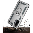 Броньований Чoхол до Xiaomi Redmi Note 10/10S, Nox Case Ring, сріблястий