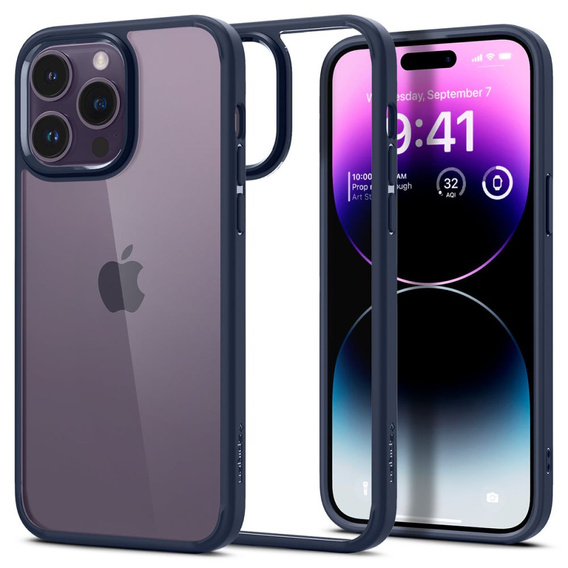 Чoхол Spigen до iPhone 14 Pro, Ultra Hybrid, Navy Blue, granatowe