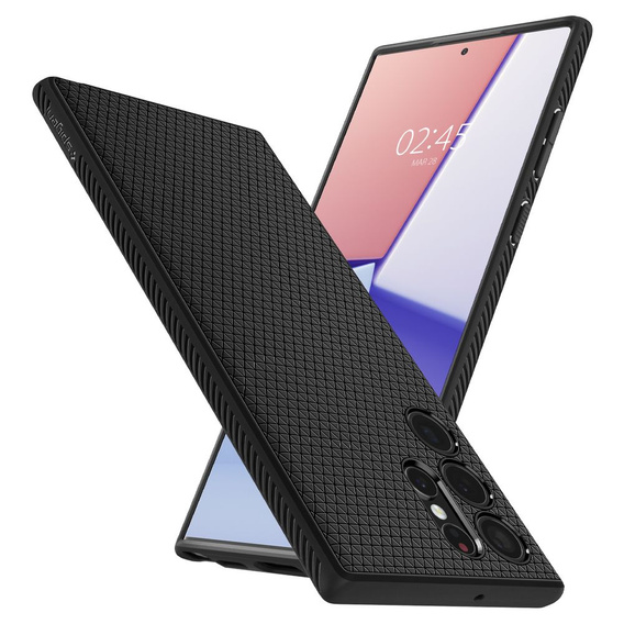 Чехол Spigen до Samsung Galaxy S22 Ultra, Liquid Air, чёрный