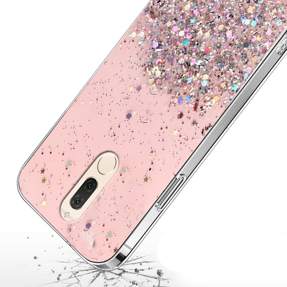 Чoхол до Huawei Mate 10 Lite, Glittery, рожевий