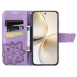 Откидной чехол для Realme 14 Pro 5G, Butterfly, фиолетовый