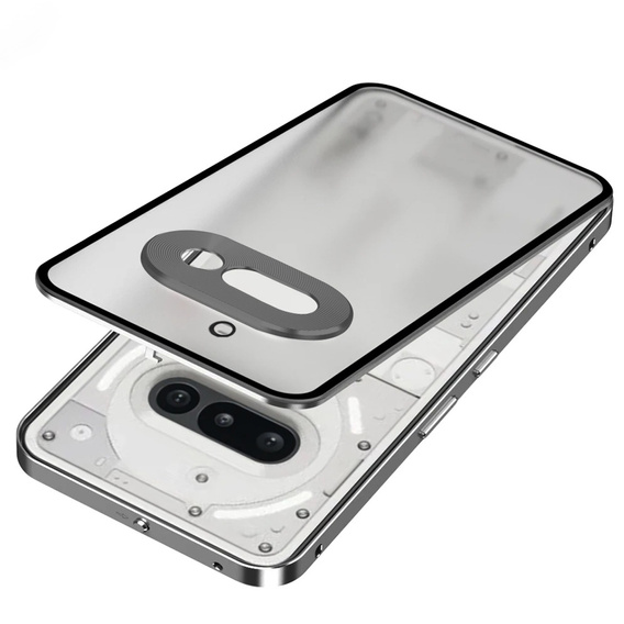 Чохол для Nothing Phone 3A, Frame Case, сірий