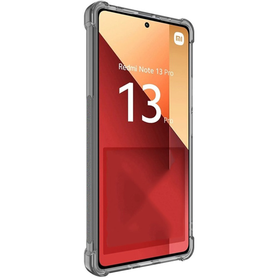 Чехол IMAK до Xiaomi Redmi Note 13 Pro 4G / Xiaomi Redmi Note 14S / Xiaomi Poco M6 Pro 4G, Dropproof, прозрачный / черный