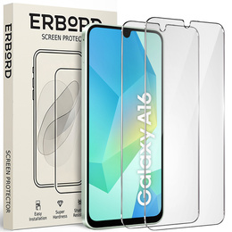 2x Загартоване скло ERBORD 9H Hard Glass на екрані для Samsung Galaxy A16 5G