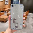 Чохол для iPhone SE 2022 / SE 2020 / 8 / 7, Glitter Flower, м'яти