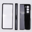 Чехол для Samsung Galaxy Z Fold5 5G, со стеклом, черный