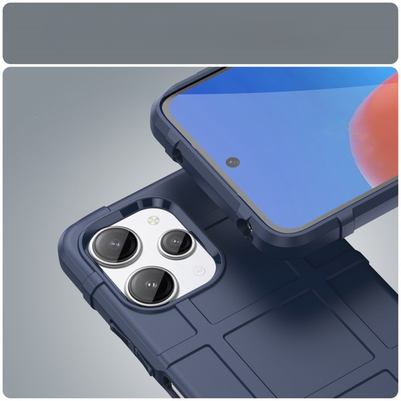 Чехол до Xiaomi Redmi 12 4G, Rugged Shield, синий