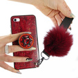 Чeхол Epoxy Gold iPhone 7/8/SE 2020/SE 2022 - Red