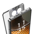 Чохол для Motorola Edge 50 Ultra, Frame Case, сріблястий