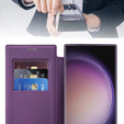 Чохол-книжка для Samsung Galaxy S24 Ultra, RFID Wallet MagSafe CamShield, фіолетовий