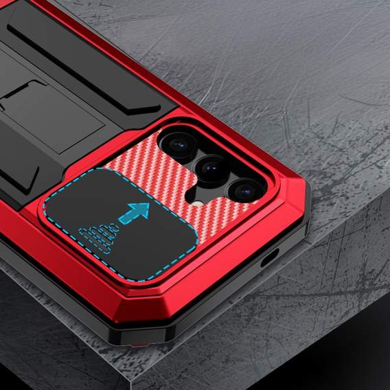 Бронированный чехол для Samsung Galaxy S25+ Plus, R-JUST, красный