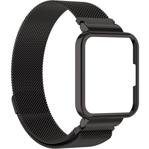 Металический браслет с чехлом для часов Xiaomi Redmi Watch 2 Lite, Black