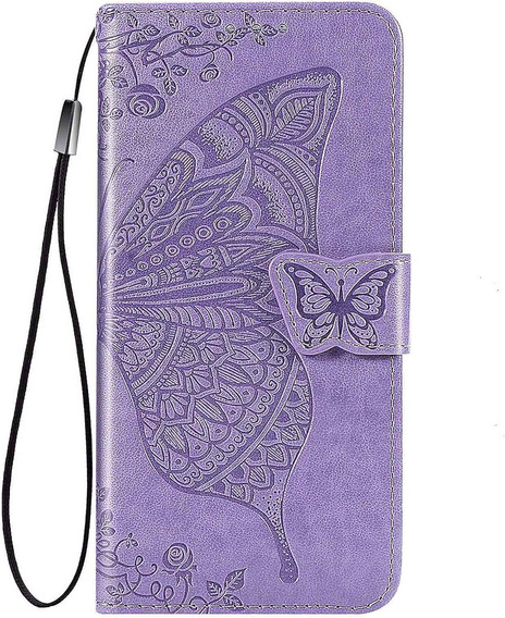 Чохол-книжка для Vivo Y19s, Butterfly, фіолетовий