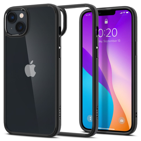 Чехол Spigen до iPhone 14, Ultra Hybrid, Мэтт чёрный
