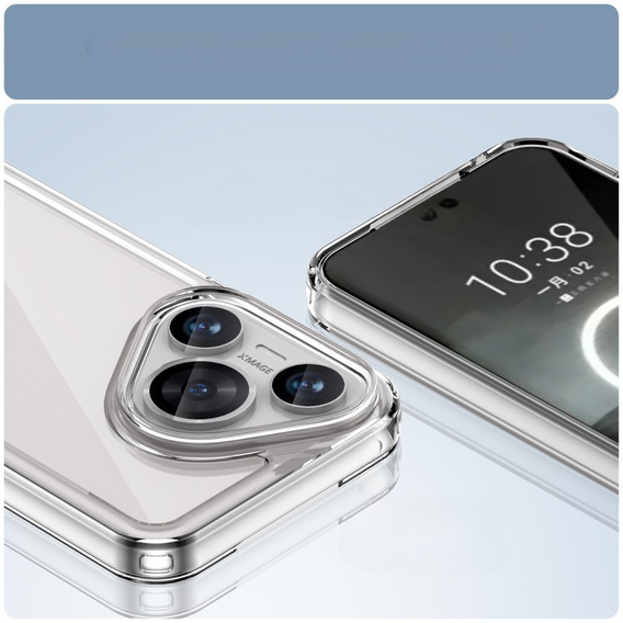 Чехол до Huawei Pura 70, Fusion Hybrid, прозрачный