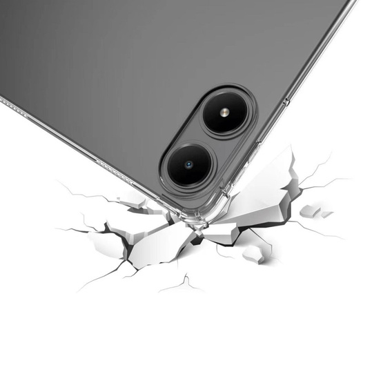Чехол для Xiaomi Redmi Pad Pro / Xiaomi Poco Pad, силиконовый, прозрачный