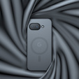 Чохол для Google Pixel 9A, для MagSafe, ERBORD Matt Case, чорний