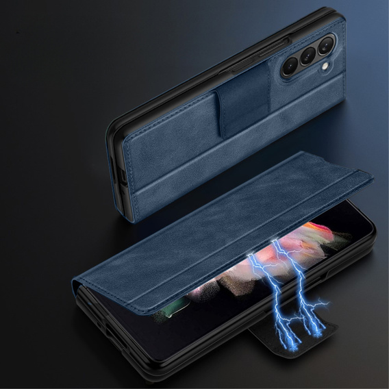 Откидной чехол для Samsung Galaxy Z Fold5 5G, Wallet, синий