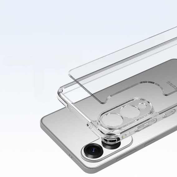 Чoхол до Samsung Galaxy S25 Edge, Fusion Hybrid, прозорий