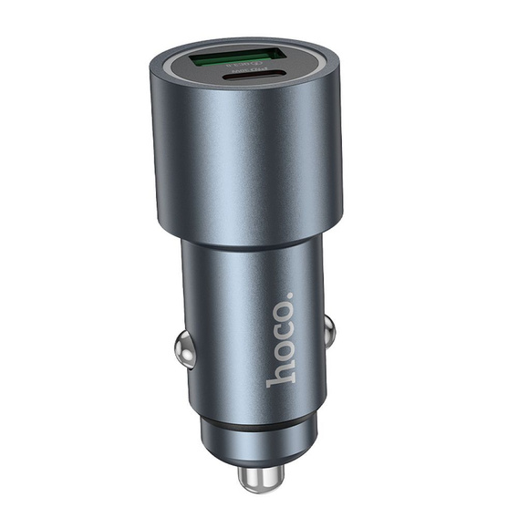 Автомобильное зарядное устройство Hoco Z60 с двумя портами и быстрой зарядкой 48 Вт