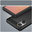 Чехол до Sony Xperia 5 V, Carbon, чёрный