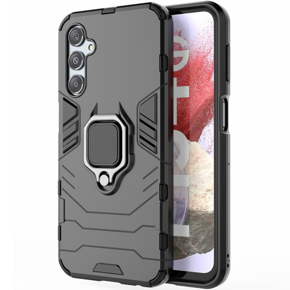 Чехол до Samsung Galaxy S23 FE, Kickstand Ring, чёрный