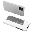 Чoхол до Samsung Galaxy A22 5G, Clear View, сріблястий
