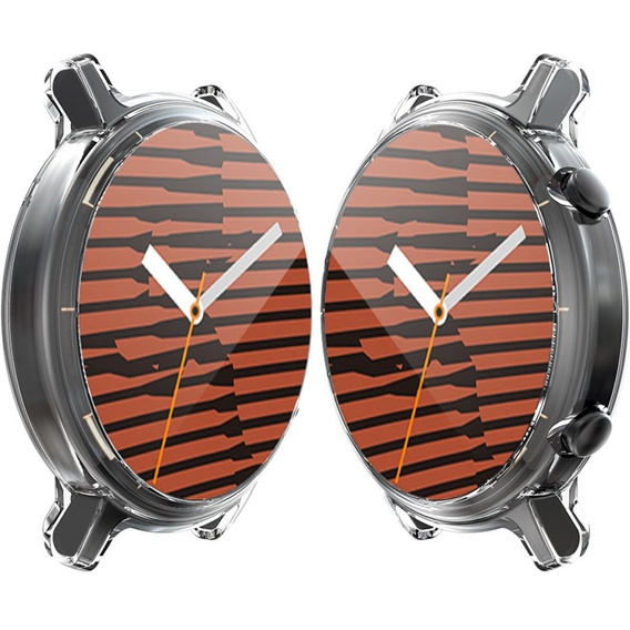 Чохол 2в1 із захистом екрану дял годинника  Huawei Watch GT 2 42mm, Transparent