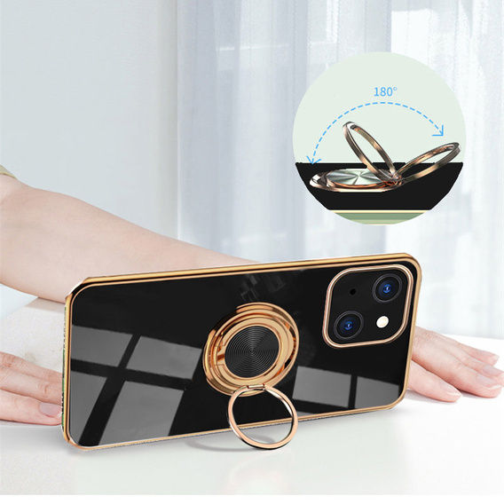Чoхол до iPhone 13, Electro Ring, чорний