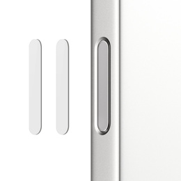 2x Скло для кнопок керування камерою NORTHJO для iPhone 16 / 16 Plus / 16 Pro / 16 Pro Max, білий