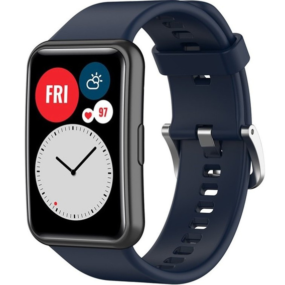 Силиконовый ремешок для Huawei Watch Fit, Navy Blue