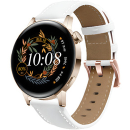 Кожаный ремешок для Samsung Galaxy Watch 42mm - White