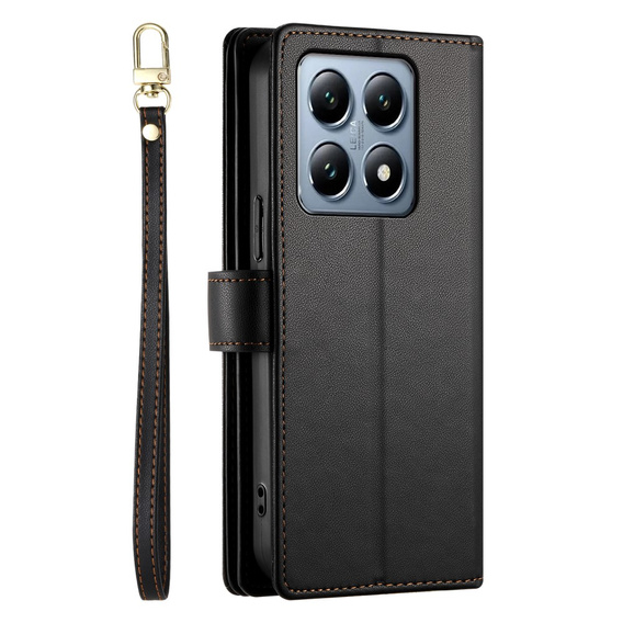 Чохол-книжка для Xiaomi 14T Pro, Wallet Zipper Pocket, чорний