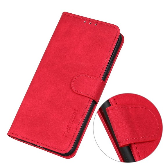 Чoхол Wallet до Vivo Y21 / Y21s / Y33s, KHAZNEH, Vintage, Red