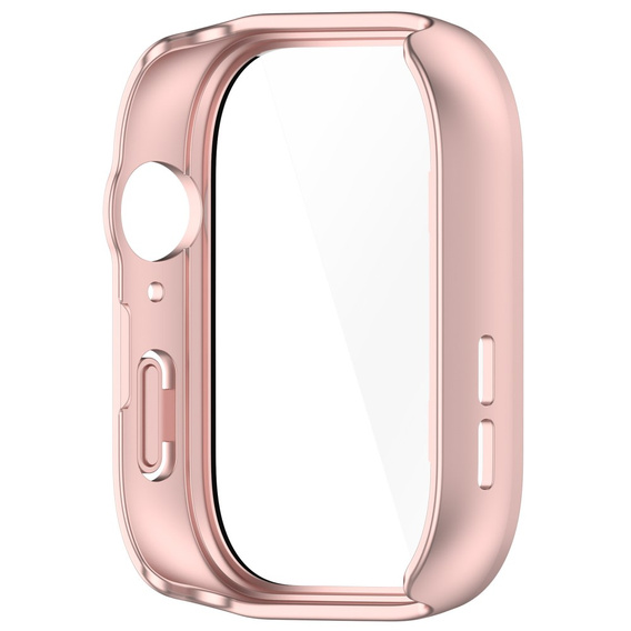 Чохол 2в1 + загартоване скло для Huawei Watch GT 4 46mm,  рожевий rose gold